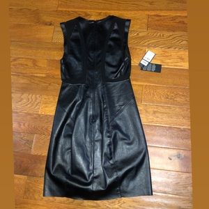 Black Leather Guess Dress